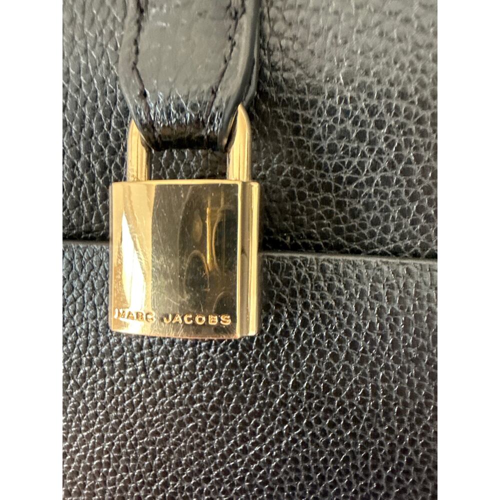 Marc Jacobs Leather Work Tote Bag in Black - Picture 8 of 11